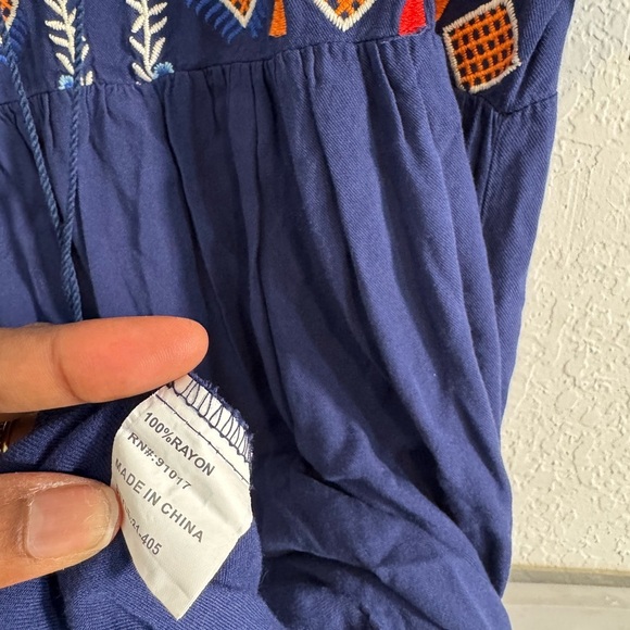 Solitaire Embroidered Mini Dress - Picture 4 of 5